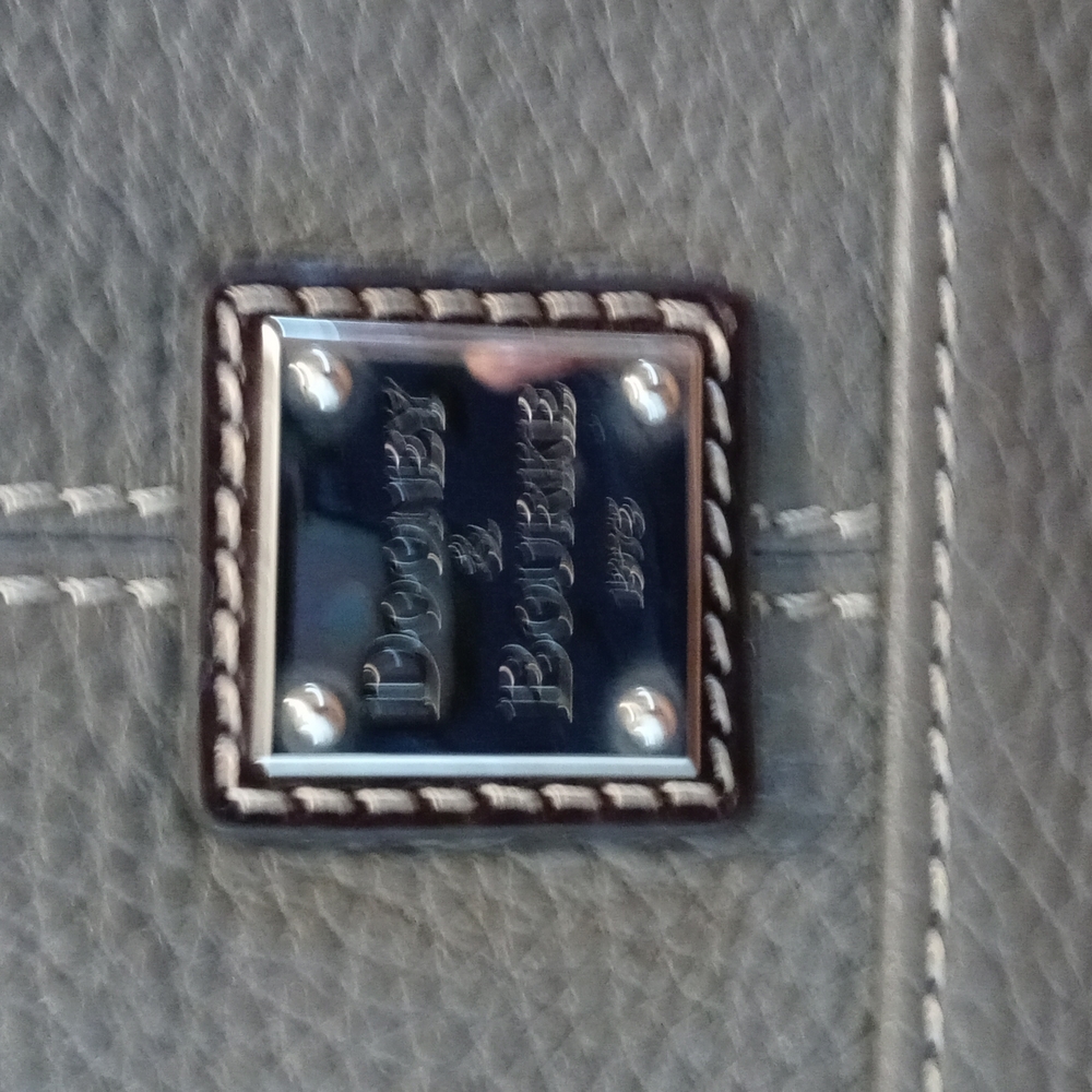 Dooney & Bourke Pebble Leather Large East/WestSac ,Brown - Picture 6 of 11
